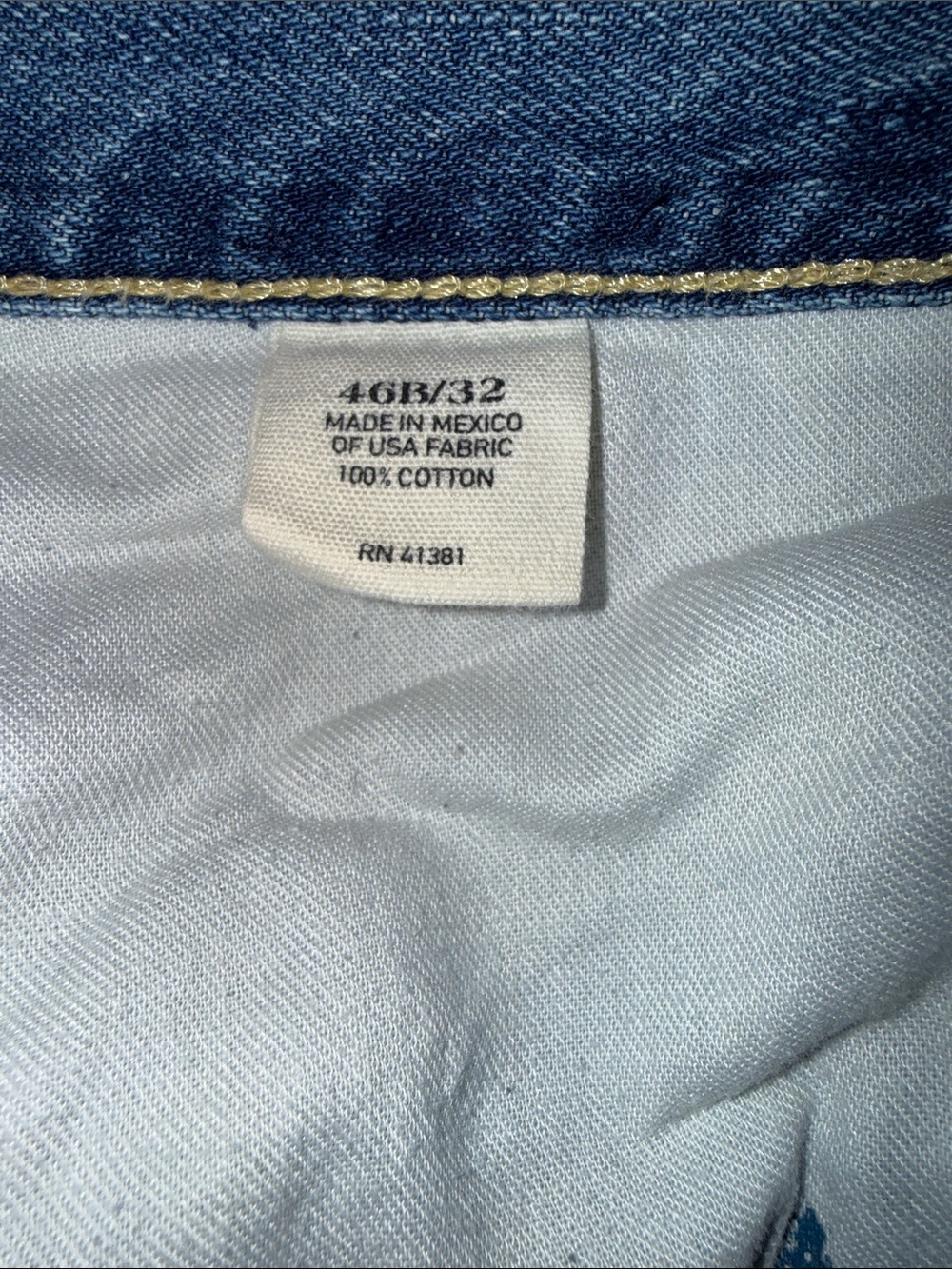 Polo Ralph Lauren Mens Classic Fit 867 Blue Denim Jeans 46B x 32 Medium Wash - Picture 4 of 9